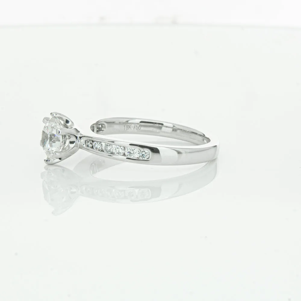 18ct White Gold 1.00ct Diamond Avalon Ring