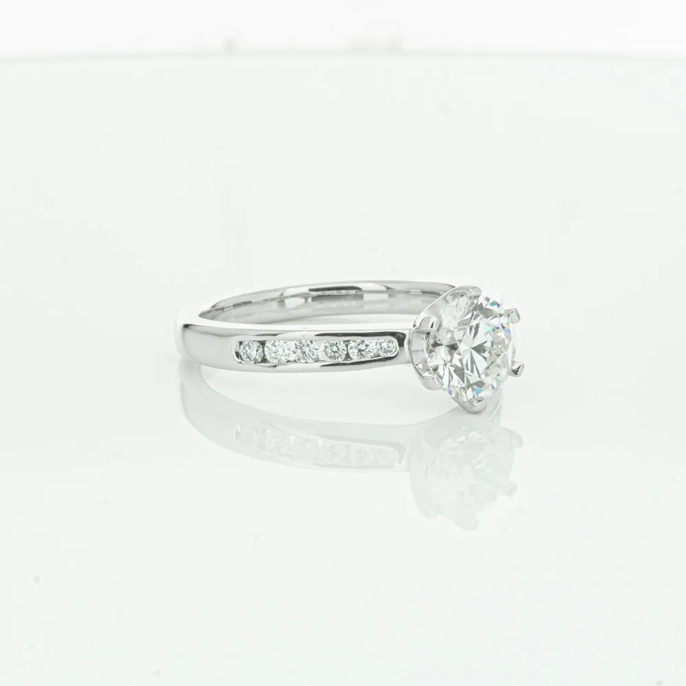 18ct White Gold 1.00ct Diamond Avalon Ring