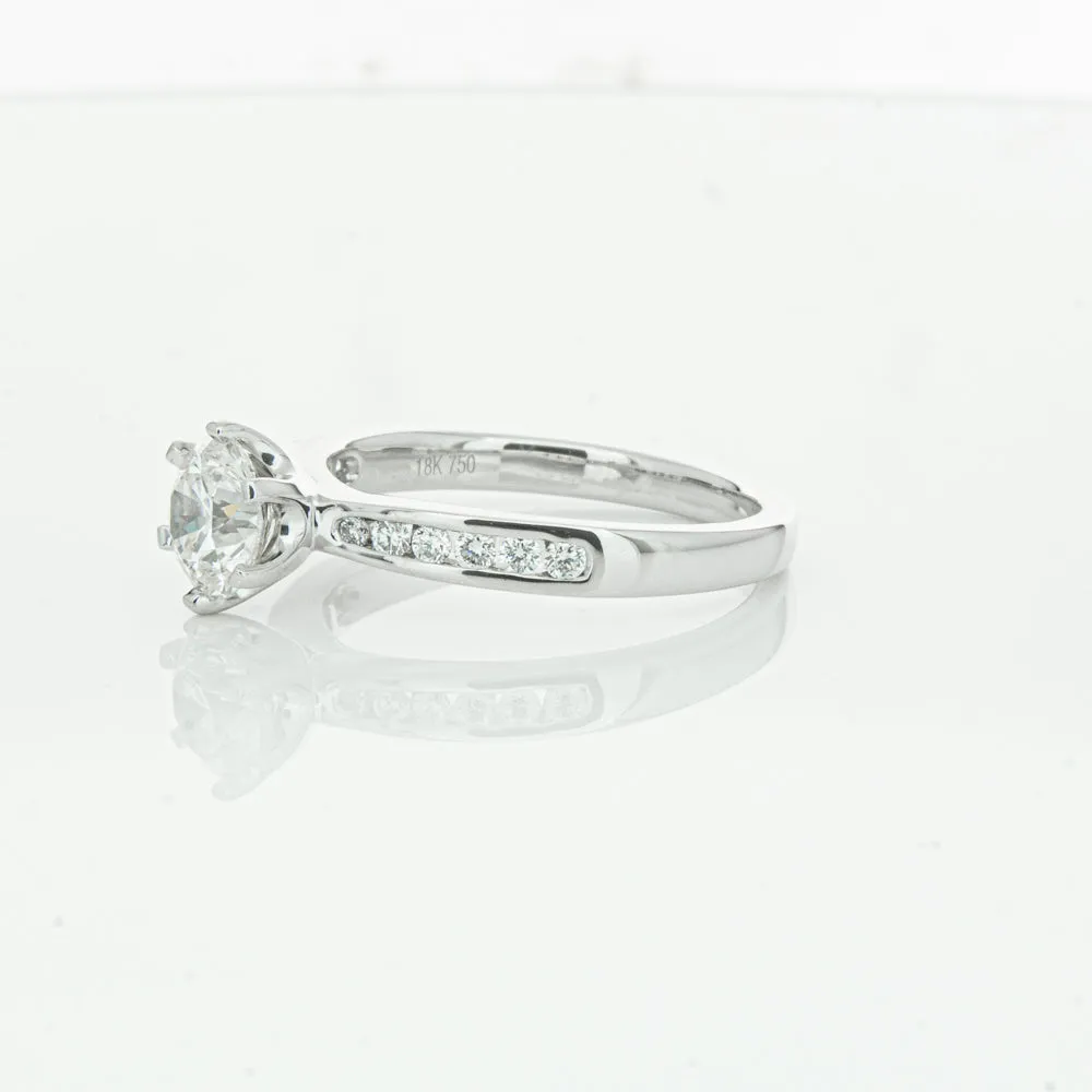 18ct White Gold 1.00ct Diamond Avalon Ring