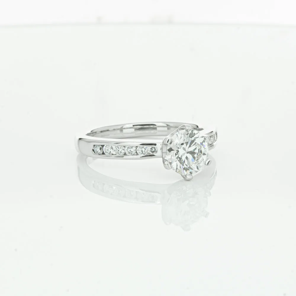 18ct White Gold 1.00ct Diamond Avalon Ring