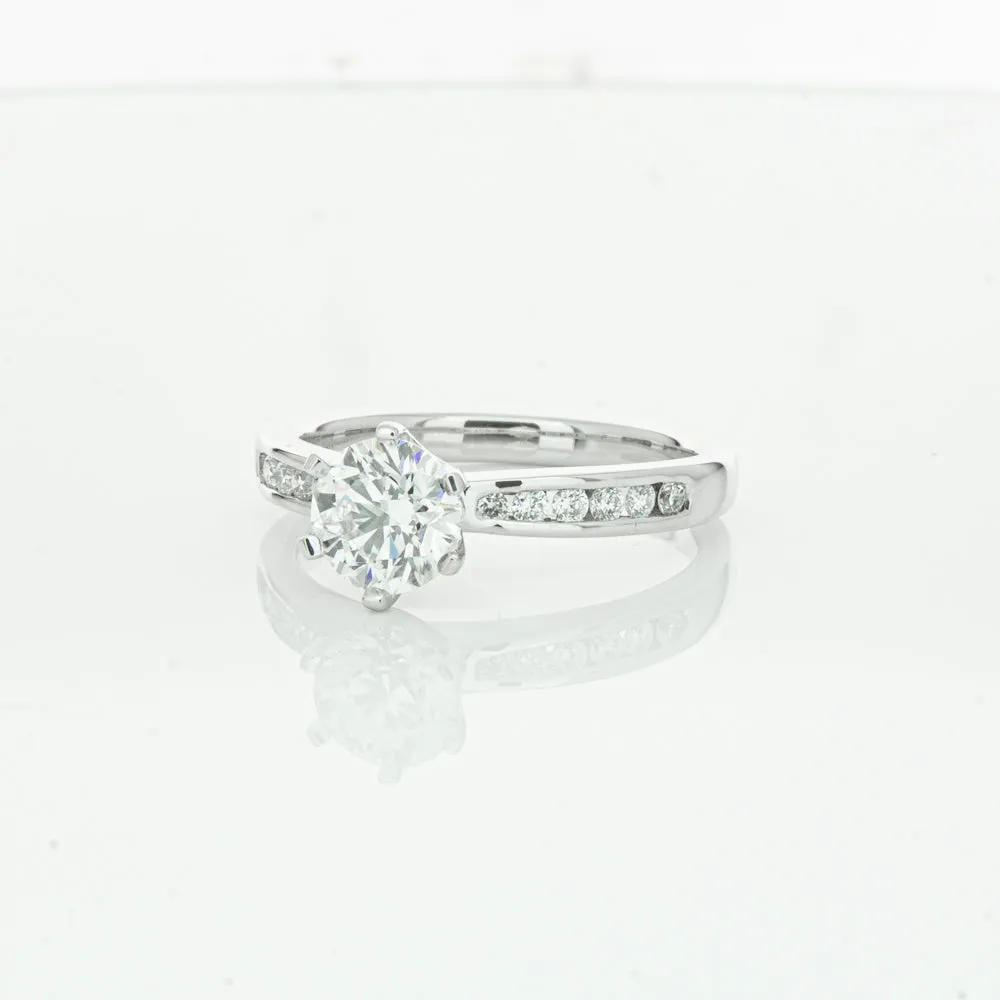 18ct White Gold 1.00ct Diamond Avalon Ring