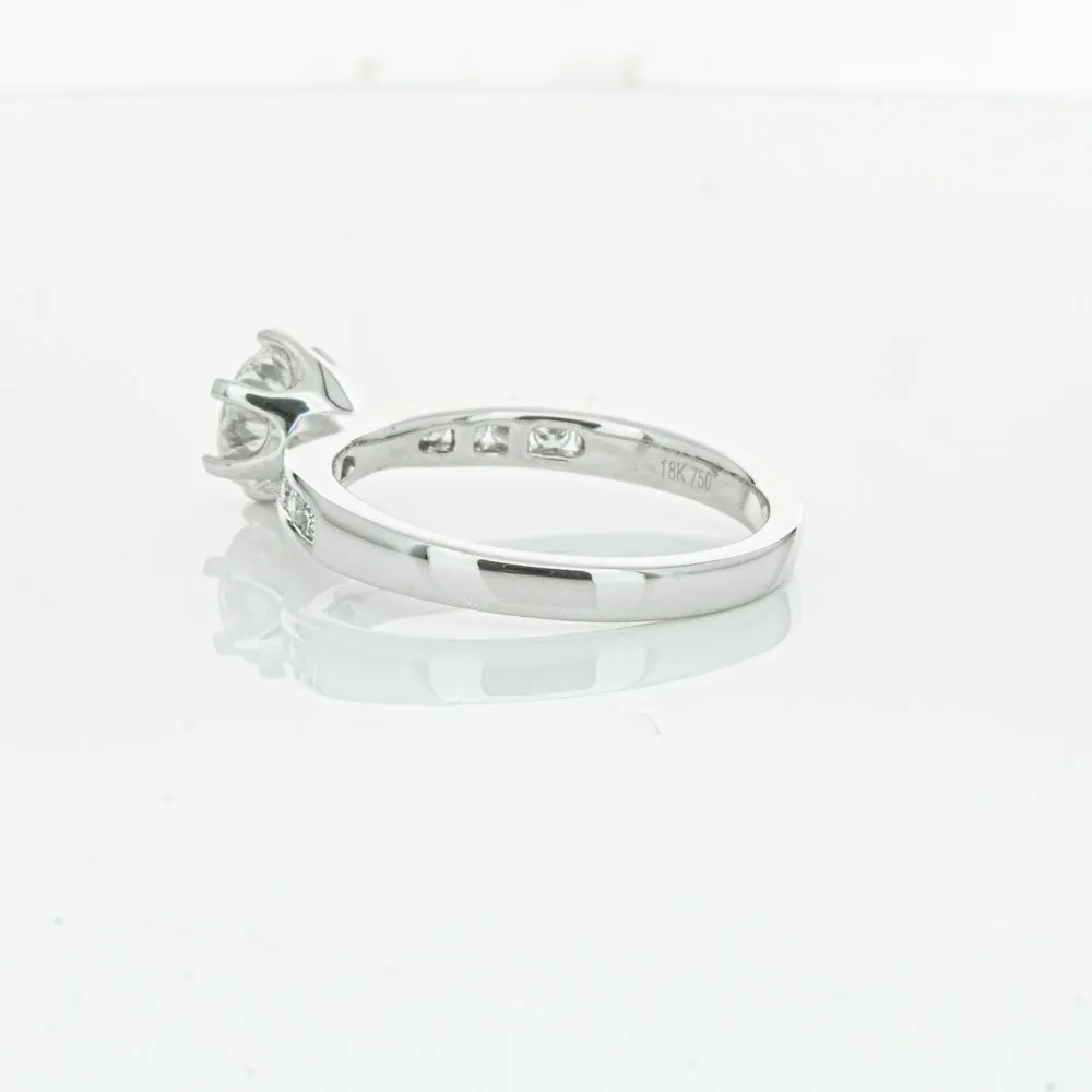 18ct White Gold 1.00ct Diamond Avalon Ring