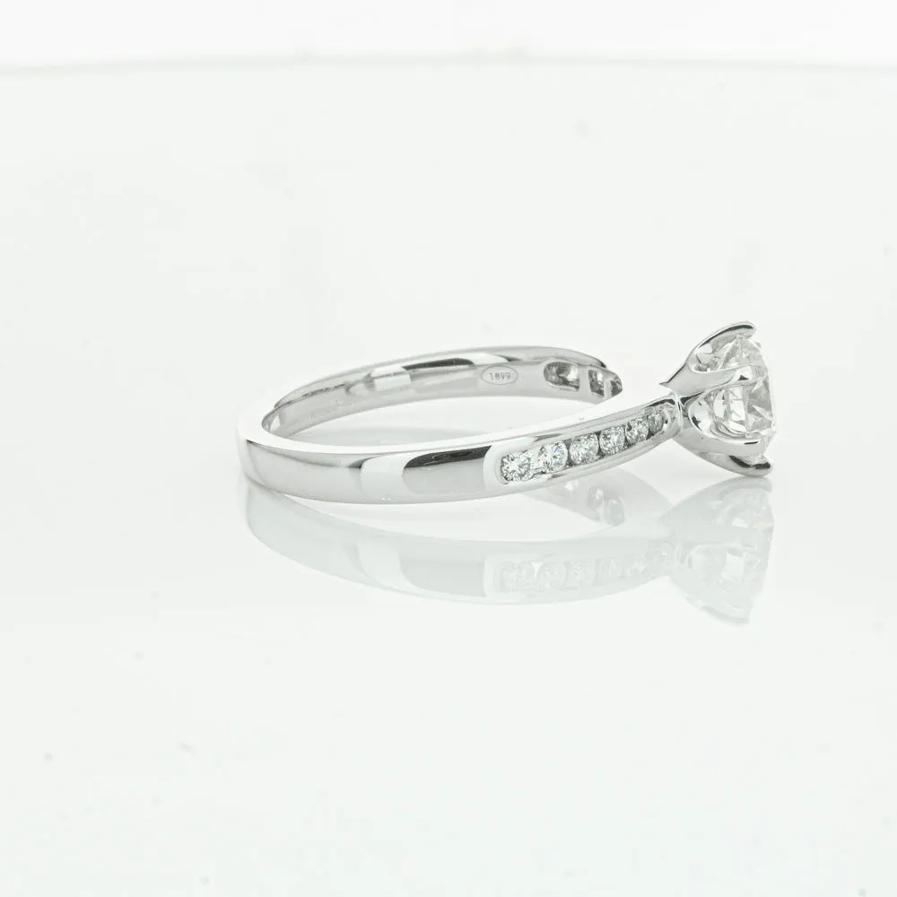 18ct White Gold 1.00ct Diamond Avalon Ring