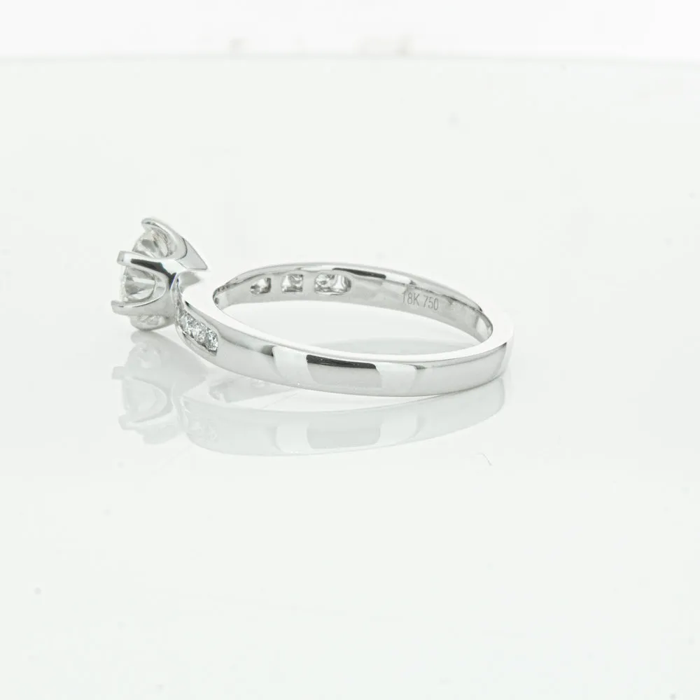 18ct White Gold 1.00ct Diamond Avalon Ring