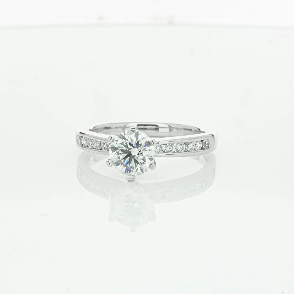 18ct White Gold 1.00ct Diamond Avalon Ring