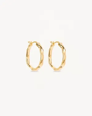 18k Gold Vermeil Lover Hoops