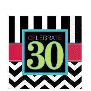 30th Celebration Luncheon Tissues 16pcs