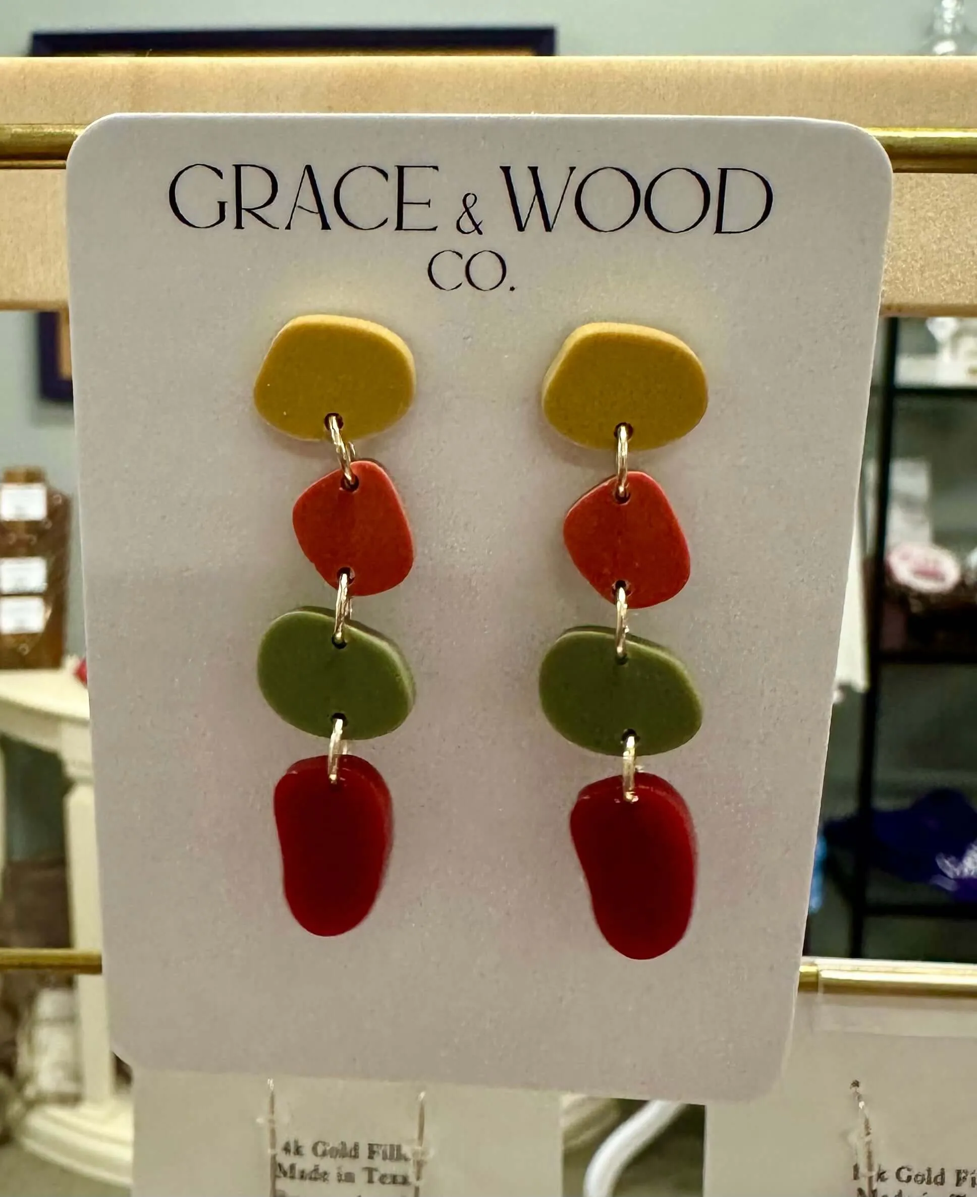 4-Tier Earrings