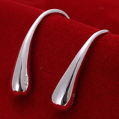 .925 Silver Teardrop Earrings