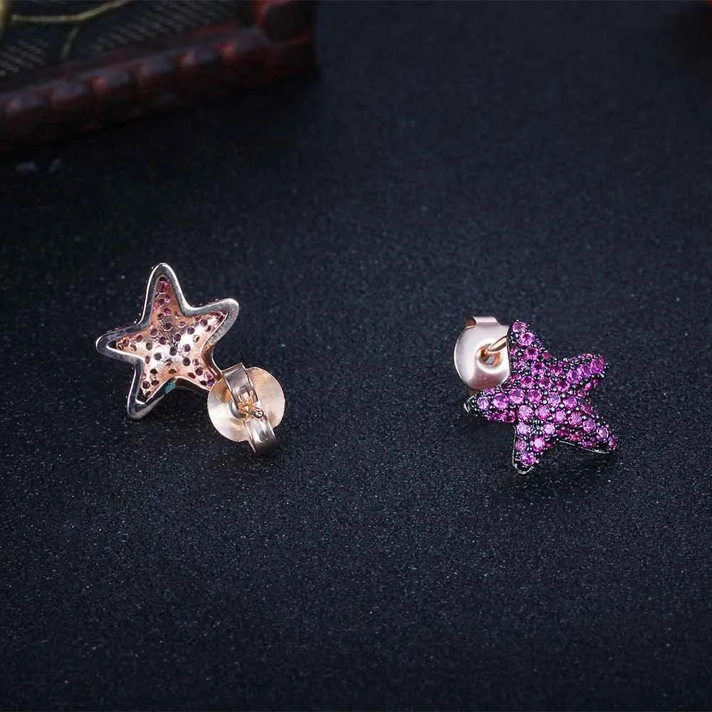 925 Sterling Silver Star Stud Earrings