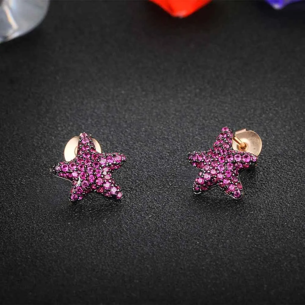 925 Sterling Silver Star Stud Earrings