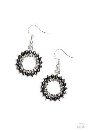 A Proper Lady Black Paparazzi Earrings