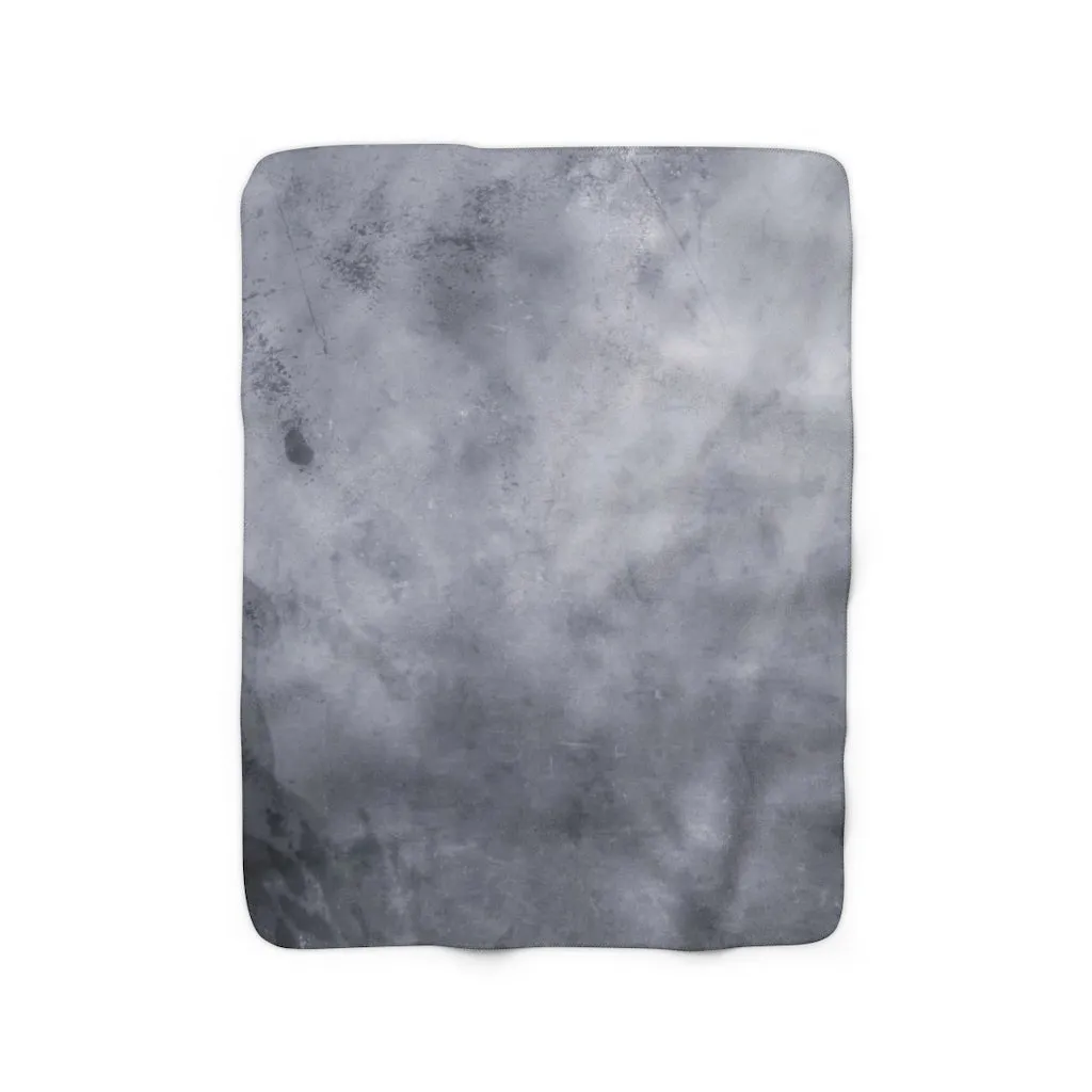 Abstract Boho Comfy Blanket | Gray Stale Ombre