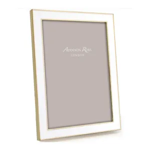 Addison Ross 4x6 Gold Trim White Frame