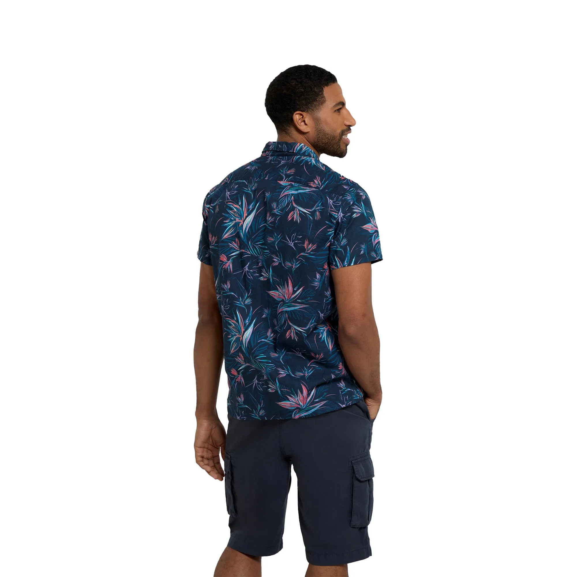 Animal Mens Will Floral Organic Cotton Shirt