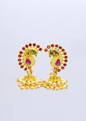 ATTRACTIVE PEACOCK EARRINGS