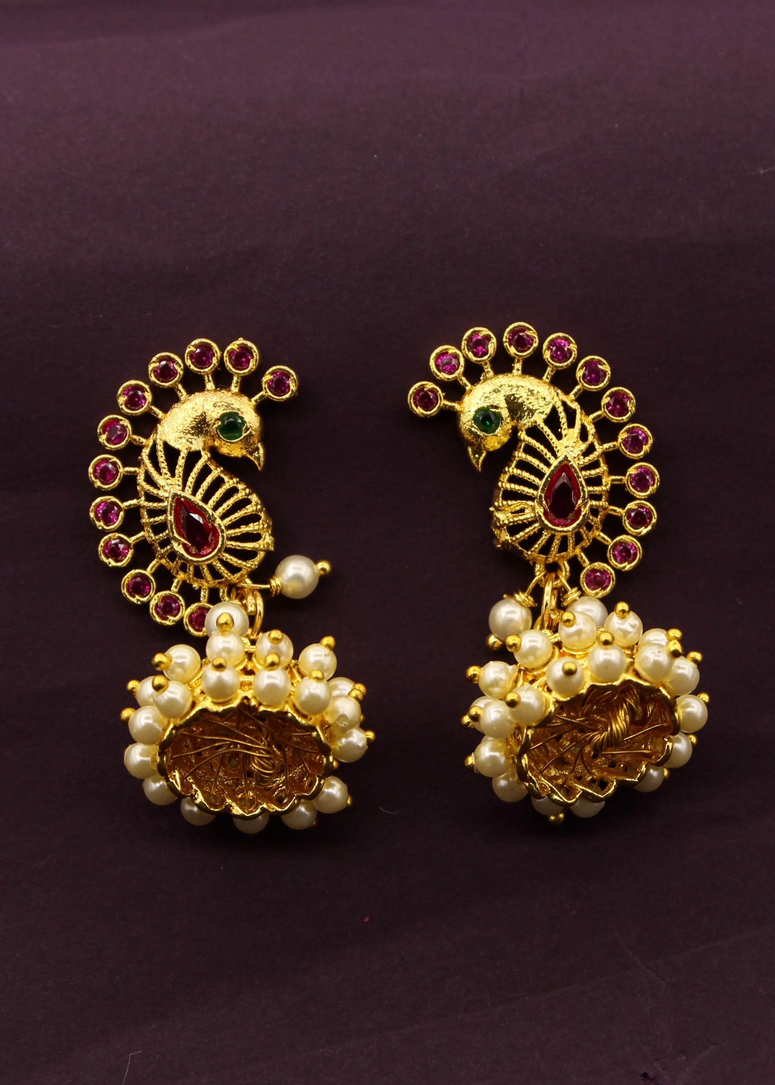 ATTRACTIVE PEACOCK EARRINGS