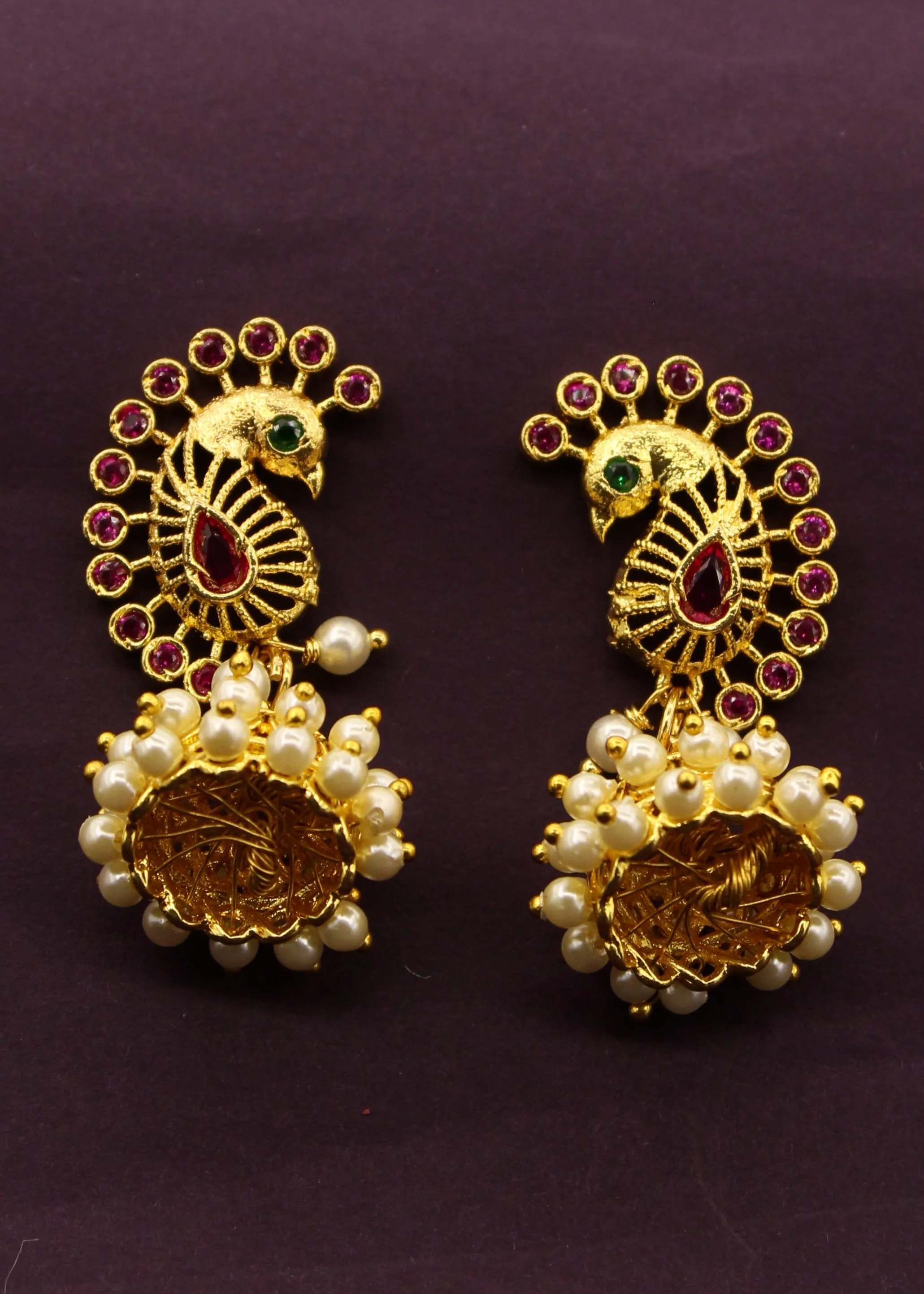 ATTRACTIVE PEACOCK EARRINGS