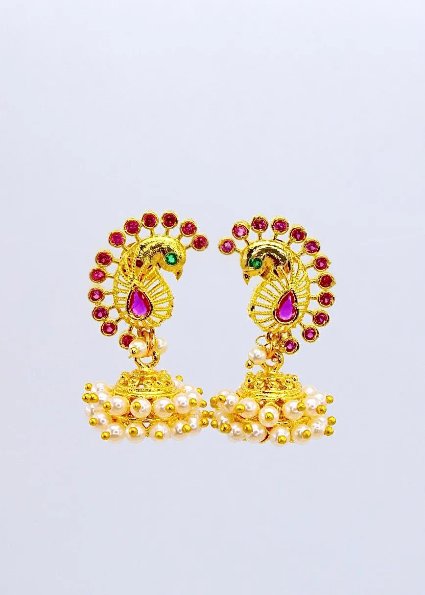 ATTRACTIVE PEACOCK EARRINGS