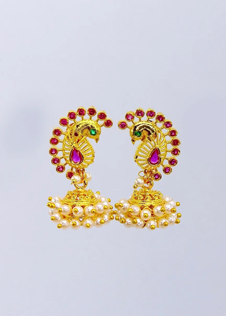 ATTRACTIVE PEACOCK EARRINGS