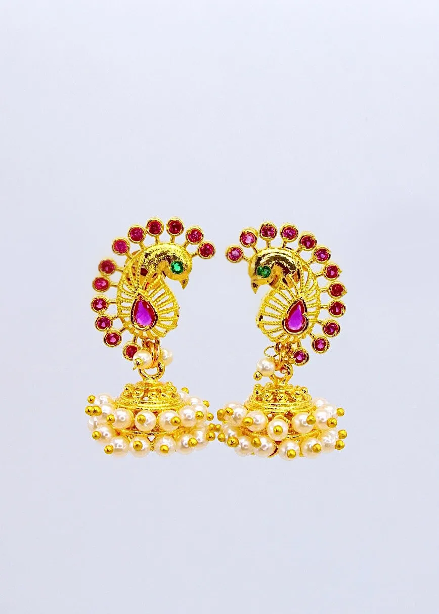 ATTRACTIVE PEACOCK EARRINGS