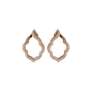 Aura - Rose Gold Diamond Earrings