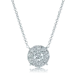 Barmakian Diamond Cluster Pendant