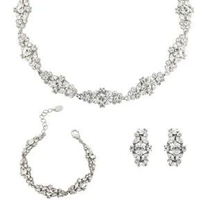 Bejewelled Starlet Jewellery Set - Clip On Earrings