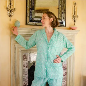 Block-printed Cotton Pyjama Set