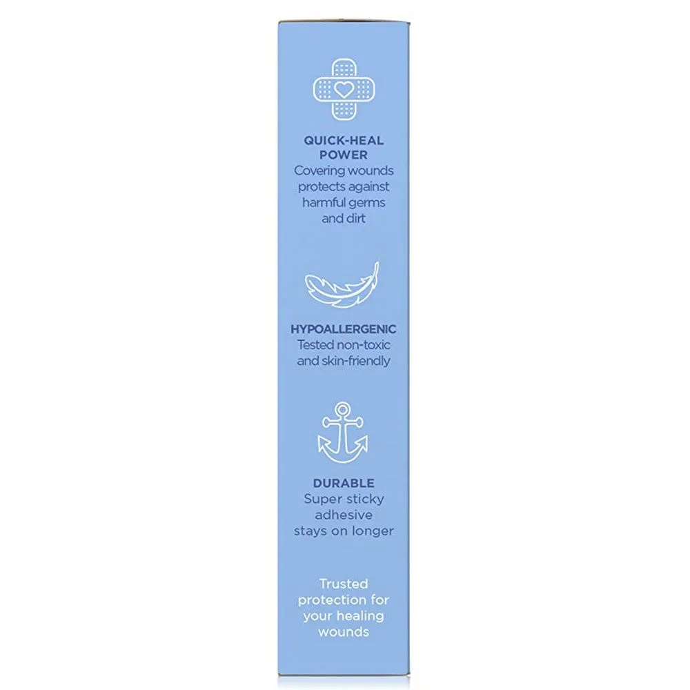 Blue Non-Toxic Printed Bandages