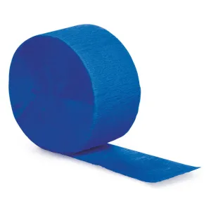 Bulk Cobalt Blue Crepe Streamer 81 ft (12 per Case)