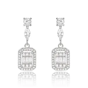 Cubic Zirconia Drop Earrings