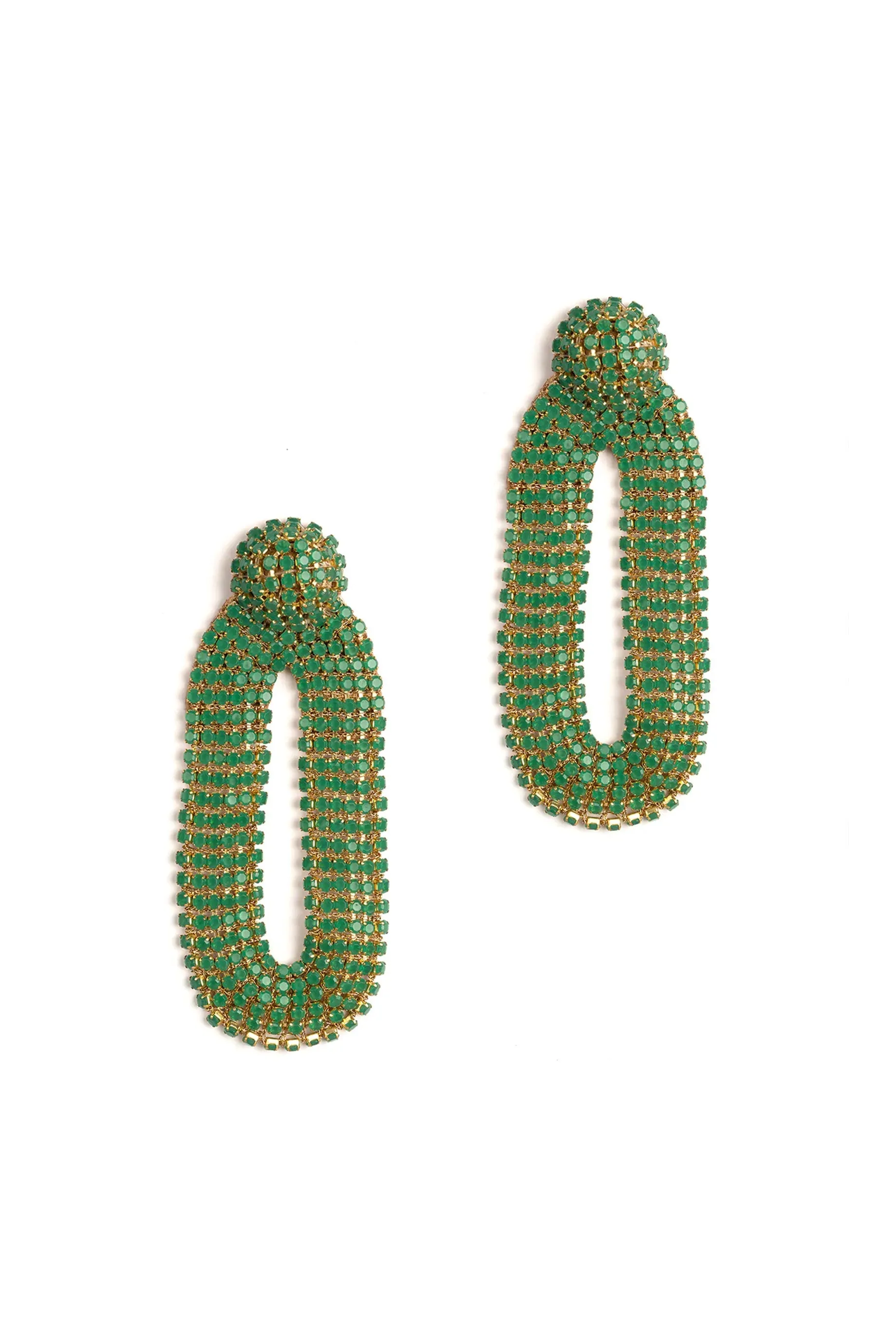 Deepa Gurnani Bianca Earring - Green