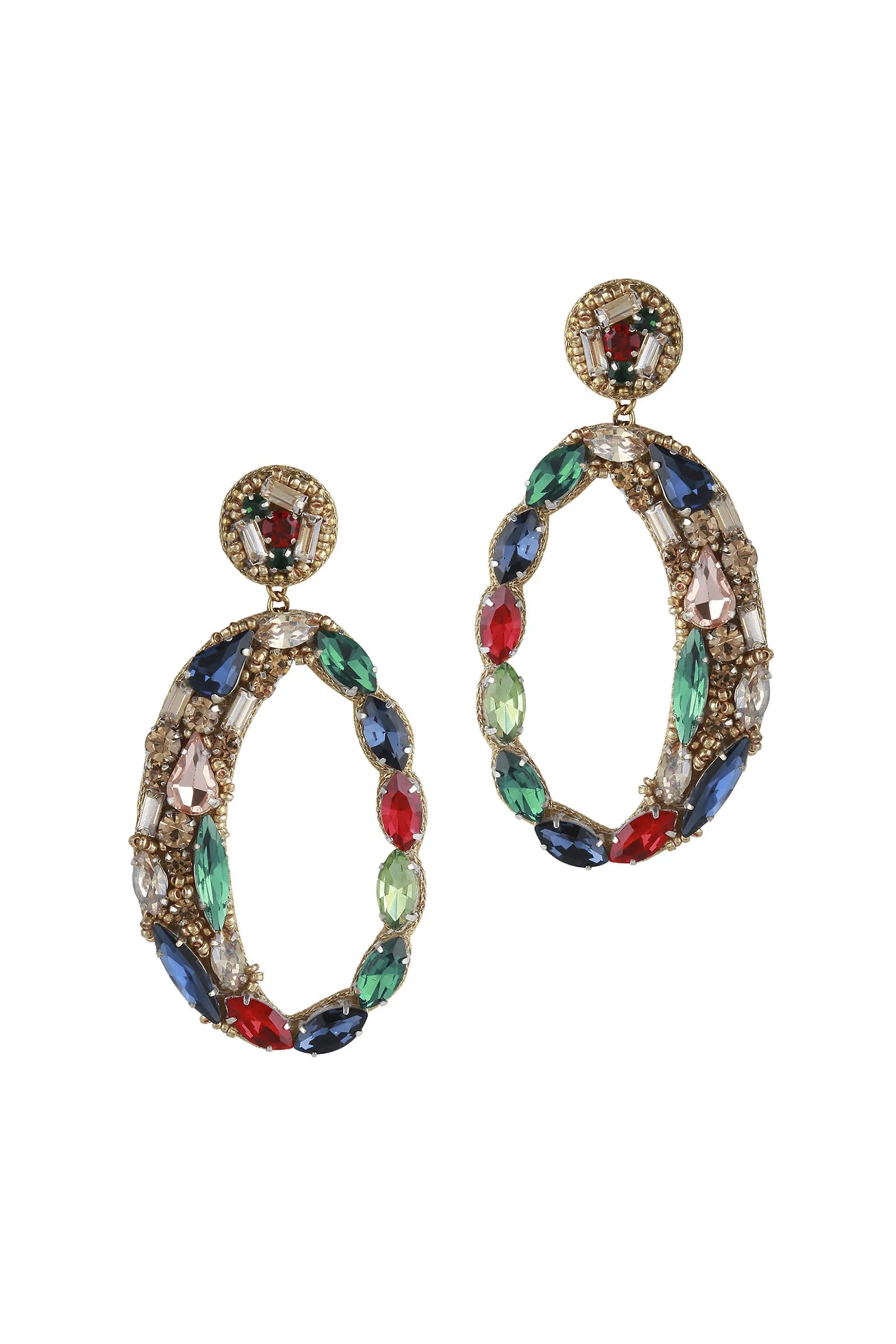 Deepa Gurnani Freida Earring - Multi Coloured