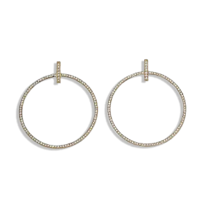 Diamond Hoop Earring