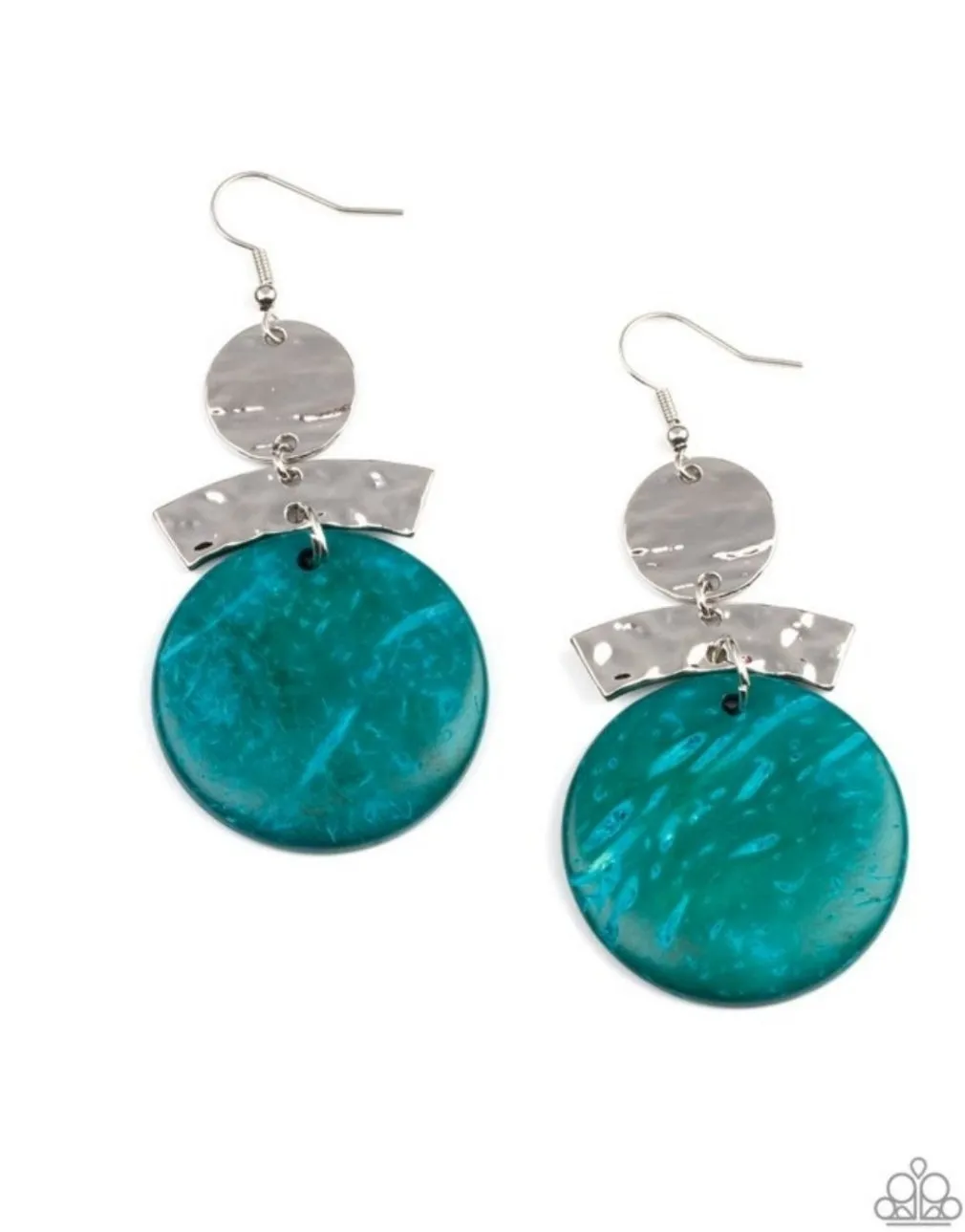 Diva Of My Domain - Blue Earrings - Paparazzi Accessories