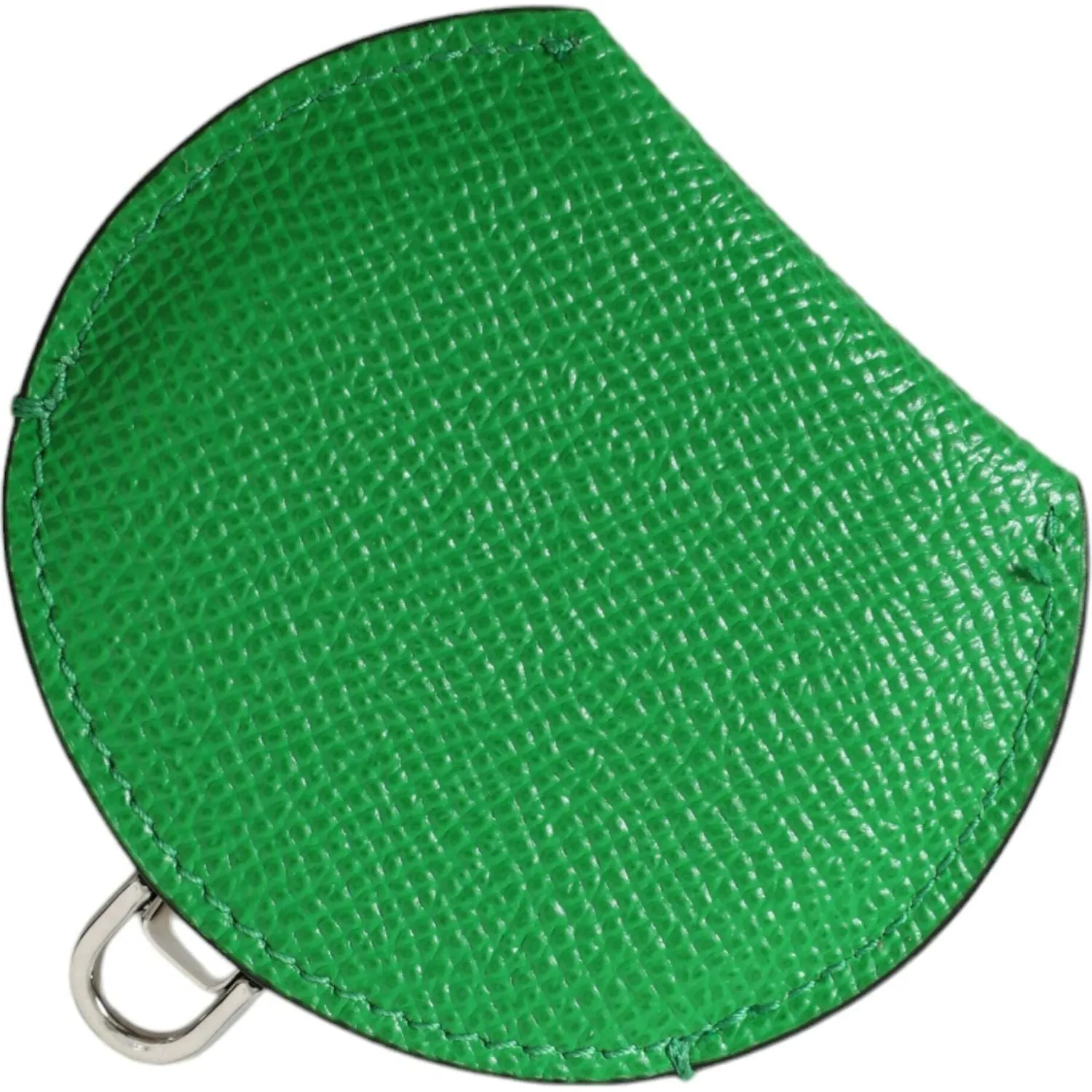 Dolce & Gabbana Emerald Leather Hand Mirror Holder