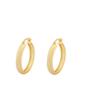 Elly Lou Forever Hoop Earring- Gold