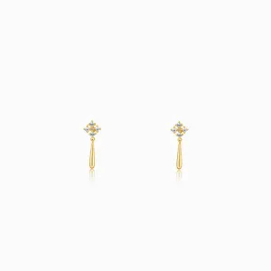 Golden Classy Drop Earrings