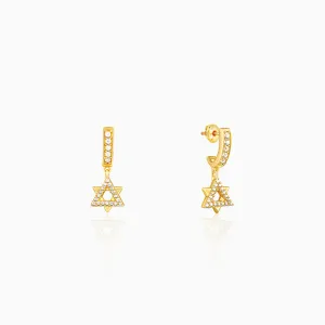 Golden Superstar Earrings