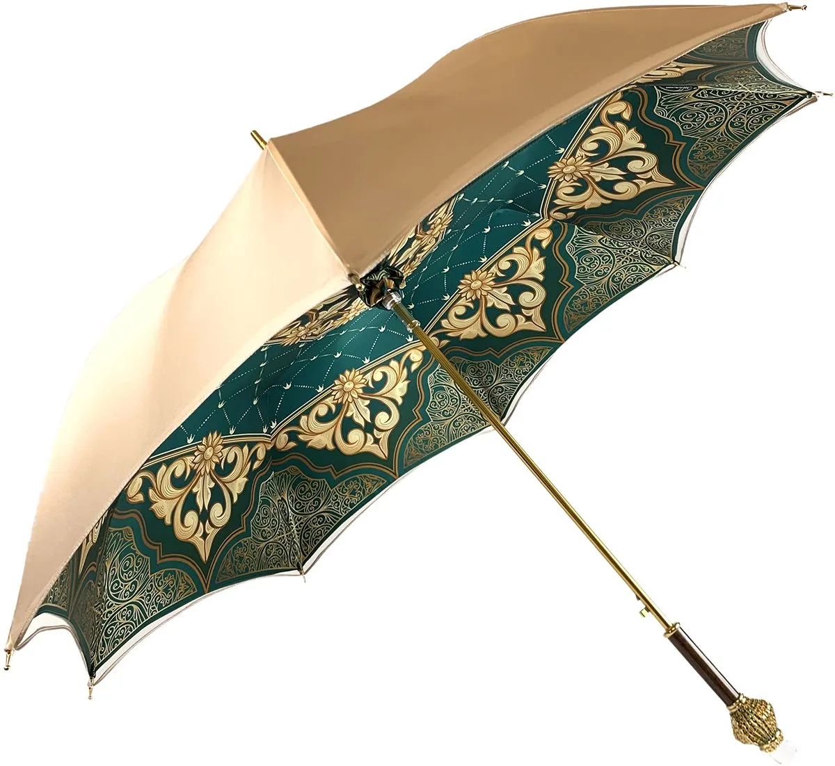 Gorgeous Cream Color Umbrella With Double Fabric