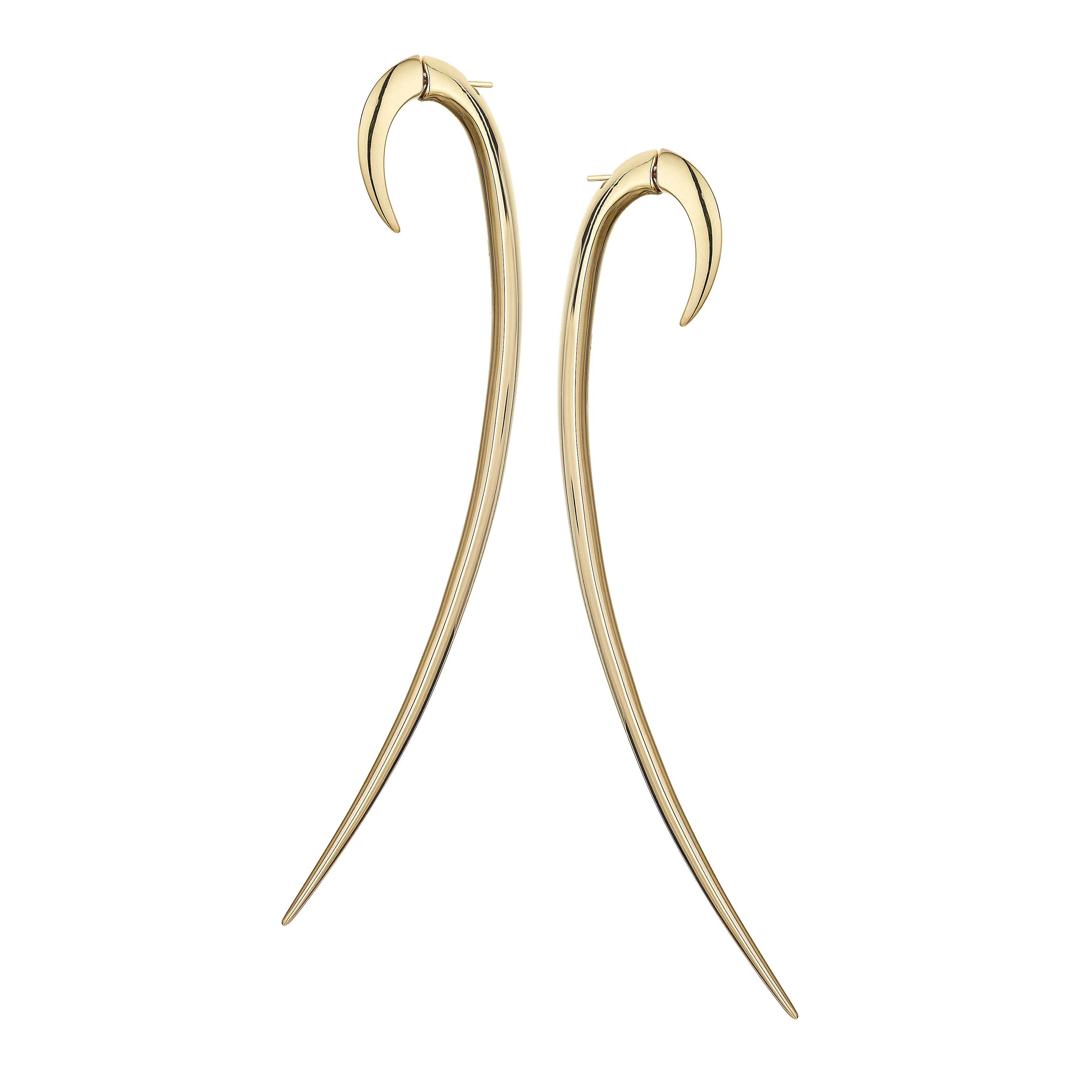 Hook Size 4 Earrings - Yellow Gold Vermeil