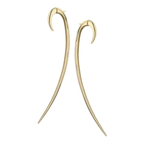 Hook Size 4 Earrings - Yellow Gold Vermeil