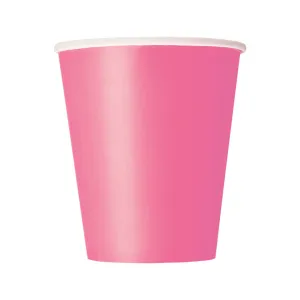 Hot Pink Party Cups x 16