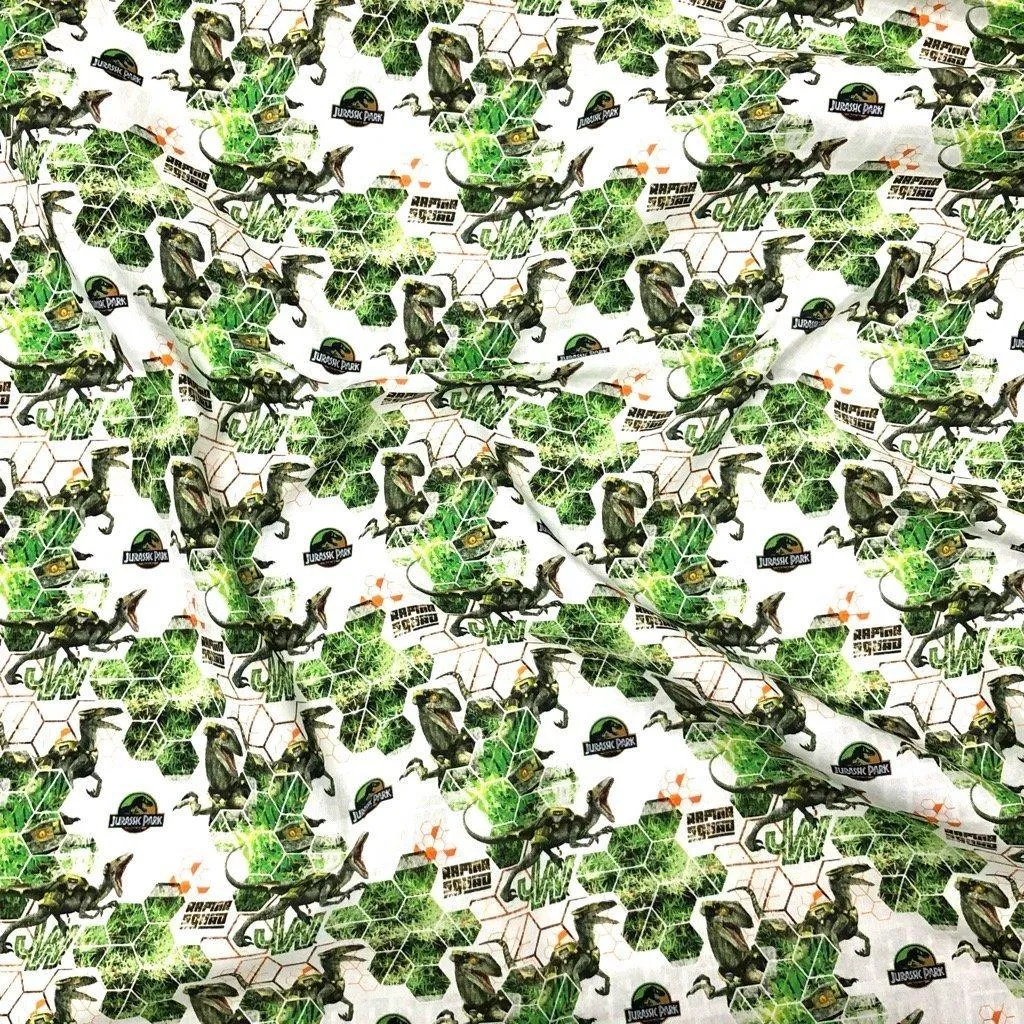 Jurassic Park Cotton Fabric