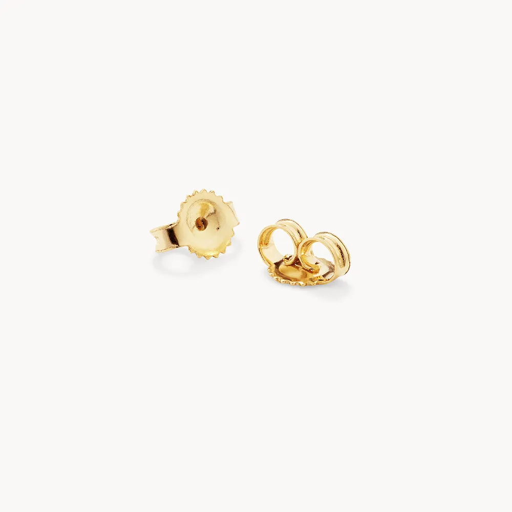 Laboratory-Grown Diamond Baguette Stud Earrings in 10k Gold