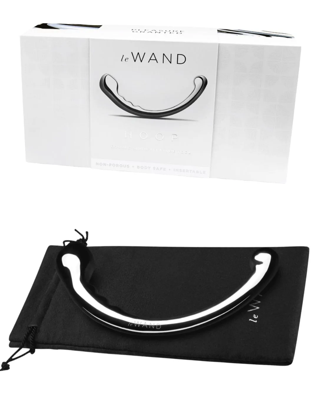 Le Wand Hoop Double Ended Stainless Steel Dildo