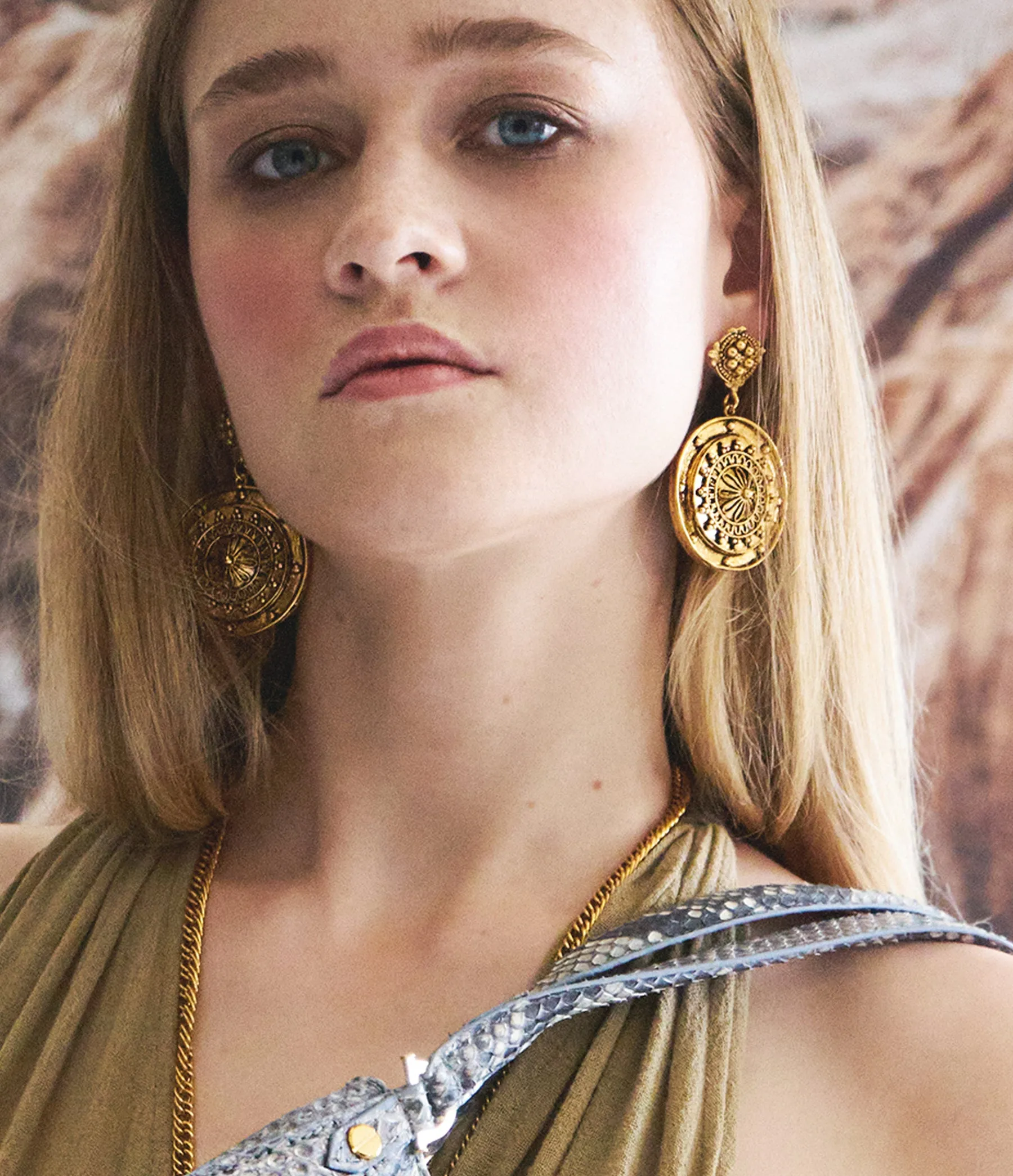 Medallion Earrings