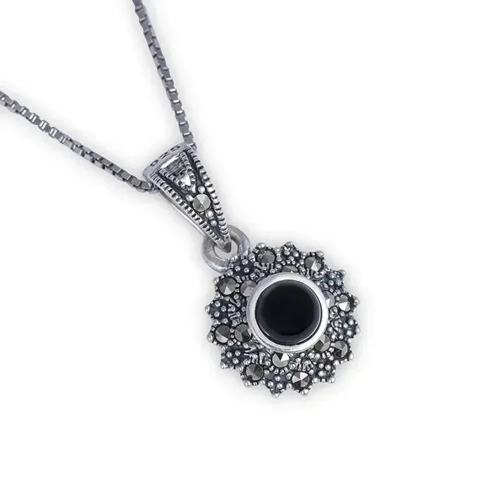 Ornate Eclipse Pendant Set