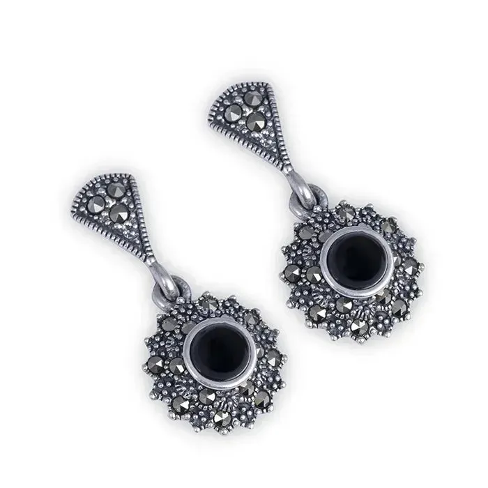 Ornate Eclipse Pendant Set